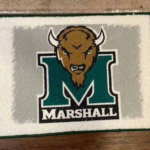 Marshall University Thundering Herd Logo Door Mat for Fans & Alumni | 18” x 24”